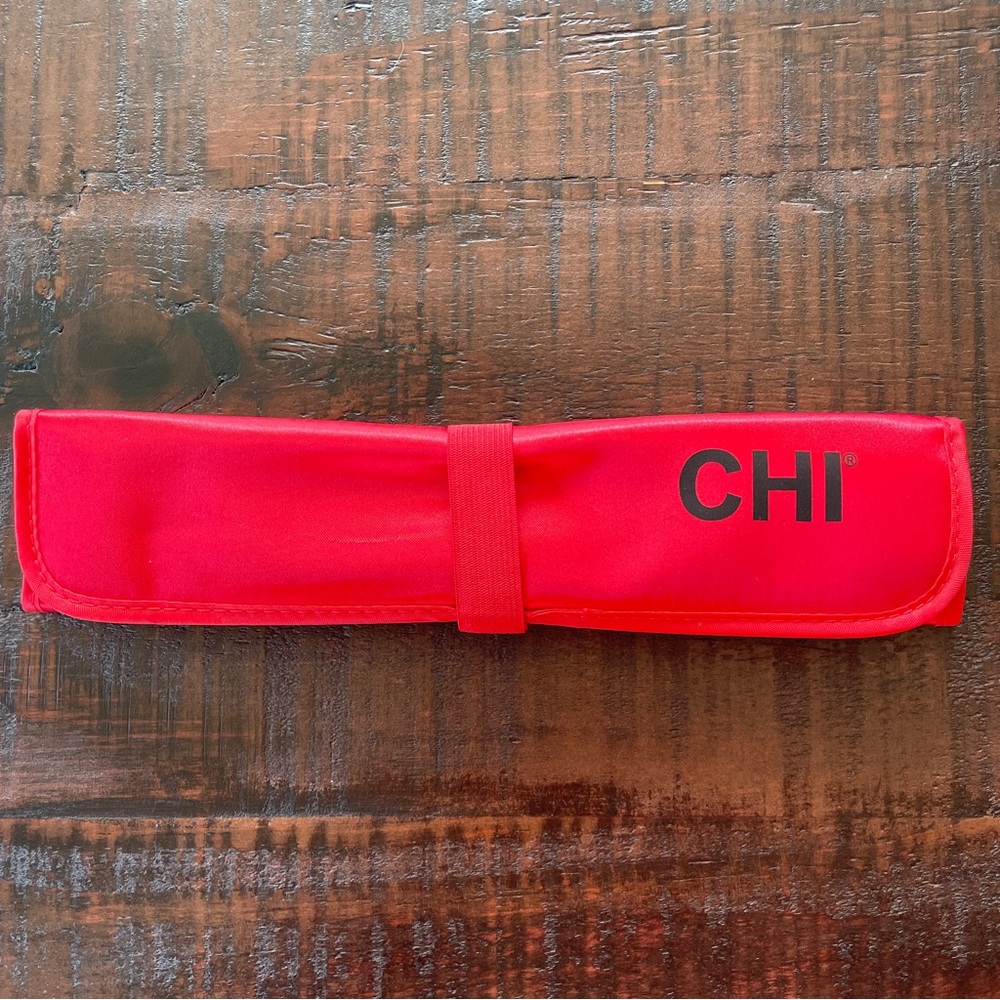 🌹CHI Red Travel Mat For Tourmaline Tools NEW 🍄